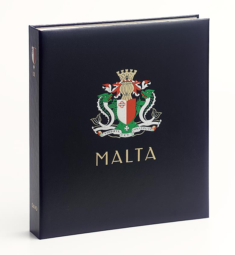 Luxe postzegelalbum Malta IV 2007-2017