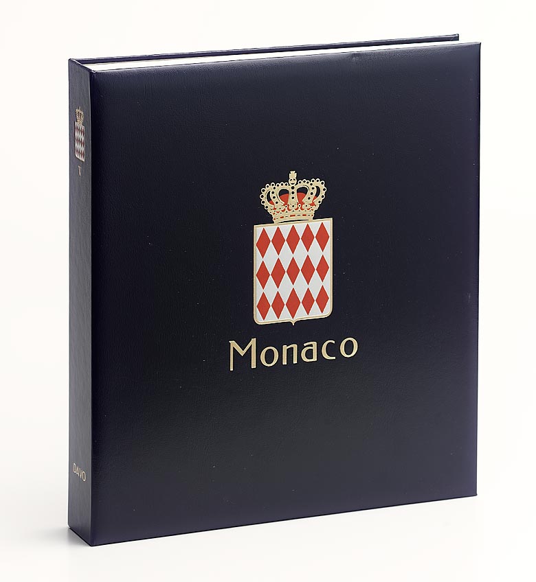 Luxe band postzegelalbum Monaco V