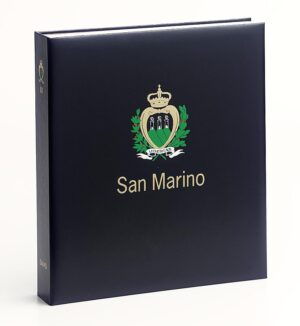 Luxe band postzegelalbum San Marino V