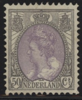 Frankeerzegel Nederland NVPH nr. 75 II ongebruikt